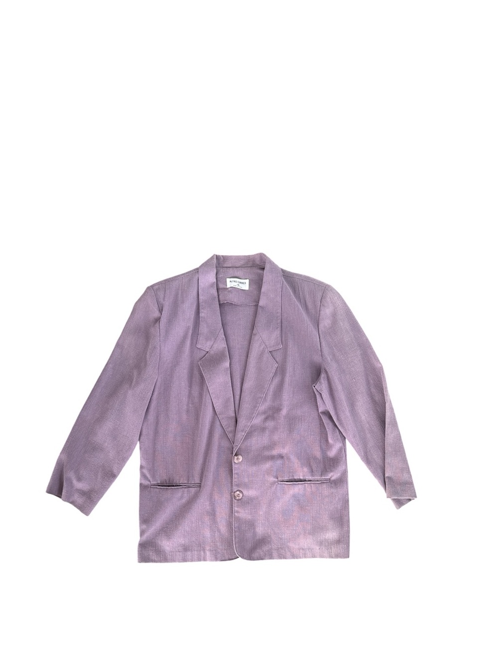 Alfred Dunner Lavender Single-Breasted Blazer